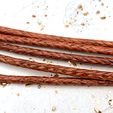 Load image into Gallery viewer, 16" Light Brown Leather Necklace - Tucson Find
