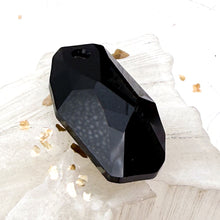 Load image into Gallery viewer, 28mm Jet Meteor Premium Crystal Pendant
