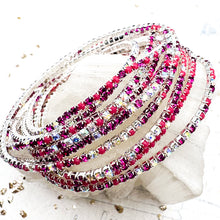 Load image into Gallery viewer, Crystal Stretch Bracelet - Pink
