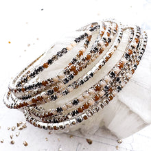 Load image into Gallery viewer, Crystal Stretch Bracelet - Neutral
