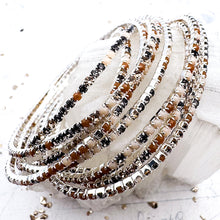 Load image into Gallery viewer, Crystal Stretch Bracelet - Neutral
