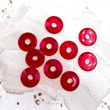 Load image into Gallery viewer, 7mm Light Siam Premium Crystal Discs (10pcs)
