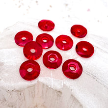 Load image into Gallery viewer, 7mm Light Siam Premium Crystal Discs (10pcs)
