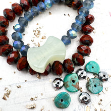 Load image into Gallery viewer, Jade Longevity Czech and Turquoise Mix
