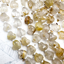 Load image into Gallery viewer, Golden Rutile Quartz Heart Gemstone Strand

