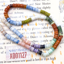 Load image into Gallery viewer, Rustic Opal Heishi Gemstone Bead Strand - Tucson Find
