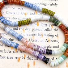 Load image into Gallery viewer, Rustic Opal Heishi Gemstone Bead Strand - Tucson Find
