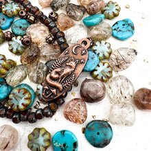 Load image into Gallery viewer, Pre-Order 2.0 Copper Woodland Fox Turrquoise and Czech Mix
