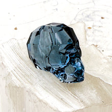 Load image into Gallery viewer, Pre Order 19mm Denim Blue Skull Bead
