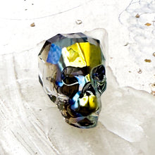 Load image into Gallery viewer, Pre Order 19mm Iridescent Green Skull Bead
