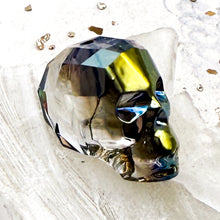 Load image into Gallery viewer, Pre Order 19mm Iridescent Green Skull Bead
