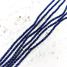 Load image into Gallery viewer, Royal Blue Tiny Crystal Bead Strand
