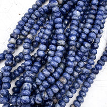 Load image into Gallery viewer, Sodalite Rondelle Gemstone Strand

