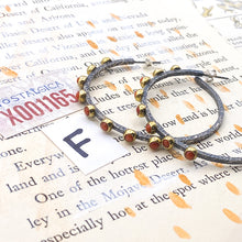 Load image into Gallery viewer, Artisan Oxidized Sterling Silver Large Hoop Earring Pair - Tucson Find
