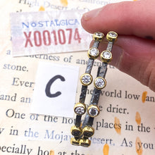 Load image into Gallery viewer, Artisan Oxidized Sterling Silver Medium Hoop Earring Pair - Tucson Find
