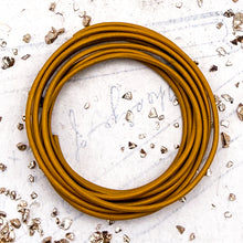 Load image into Gallery viewer, Mustard Yellow Leather Cord

