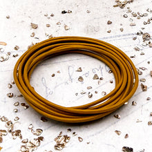 Load image into Gallery viewer, Mustard Yellow Leather Cord
