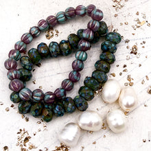 Load image into Gallery viewer, Large Hole Czech and Pearl Mix - Mermaid
