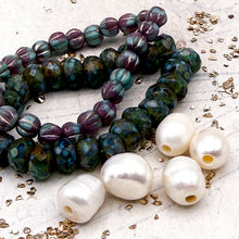 Load image into Gallery viewer, Large Hole Czech and Pearl Mix - Mermaid
