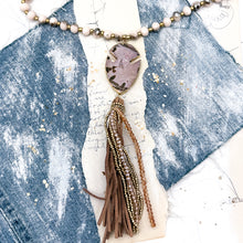 Load image into Gallery viewer, Arrowhead Fringe Necklace
