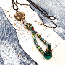 Load image into Gallery viewer, Czech Flower Necklace
