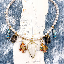 Load image into Gallery viewer, Cloisonné Fish Charm Necklace
