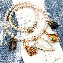 Load image into Gallery viewer, Cloisonné Fish Charm Necklace

