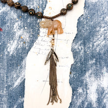 Load image into Gallery viewer, Rustic Elephant Necklace
