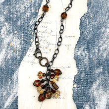 Load image into Gallery viewer, Czech and Chain Necklace
