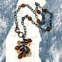 Load image into Gallery viewer, Czech and Chain Necklace
