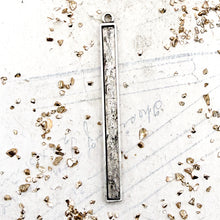 Load image into Gallery viewer, Skinny Rectangle Silver Bezel
