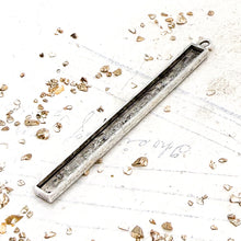 Load image into Gallery viewer, Skinny Rectangle Silver Bezel
