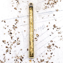 Load image into Gallery viewer, Skinny Rectangle Gold Bezel
