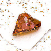 Load image into Gallery viewer, 37mm Crystal Copper Wild Heart Premium Crystal Pendant
