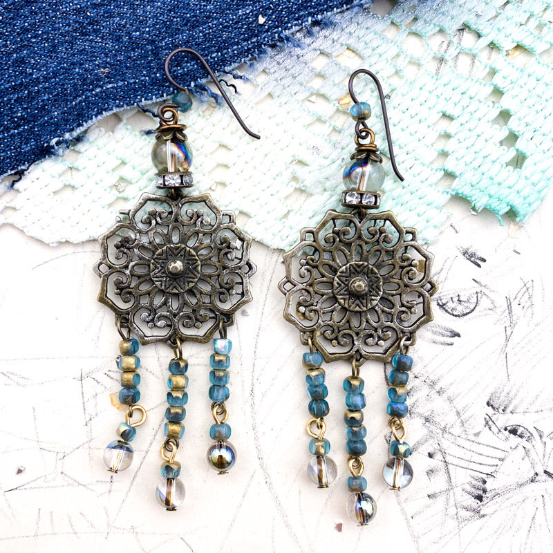 Holiday Time | DIY Jewelry Inspiration | Nostalgica Finished Piece