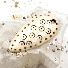 Load image into Gallery viewer, Natural Etched Bone Bead with Holes

