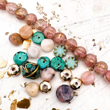 Load image into Gallery viewer, Gilded Rose and Turquoise Mix
