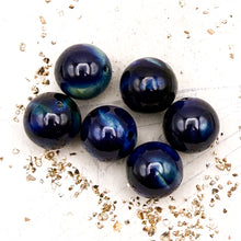 Load image into Gallery viewer, Large Porcelain Ceramic Blue Bead Mix (6pcs)
