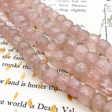 Load image into Gallery viewer, Rose Quartz Cubes Gemstone Bead Strand - Tucson Find
