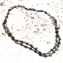 Load image into Gallery viewer, Matte Dark Grey Star Chain
