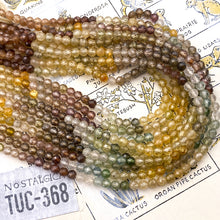 Load image into Gallery viewer, 4mm Faceted Zircon Gemstone Bead Strand - Tucson Find
