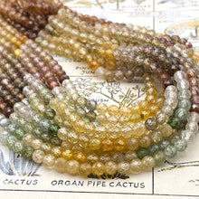 Load image into Gallery viewer, 4mm Faceted Zircon Gemstone Bead Strand - Tucson Find
