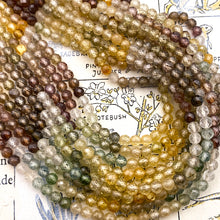 Load image into Gallery viewer, 4mm Faceted Zircon Gemstone Bead Strand - Tucson Find
