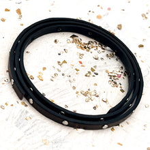 Load image into Gallery viewer, Thin Black Studded Leather
