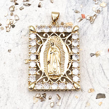 Load image into Gallery viewer, Our Lady of Guadalupe Gold Pendant
