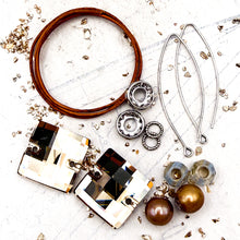 Load image into Gallery viewer, Summer Sparkle Earring Kit - Silk and Silver

