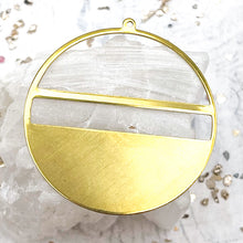 Load image into Gallery viewer, Gold Semi-Open Pendant
