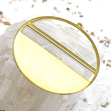 Load image into Gallery viewer, Gold Semi-Open Pendant
