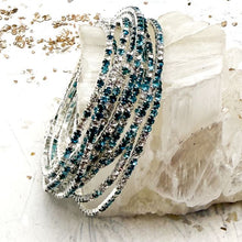 Load image into Gallery viewer, Crystal Stretch Bracelet - Teal
