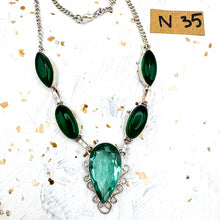 Load image into Gallery viewer, Gemstone Emerald Majesty Necklace
